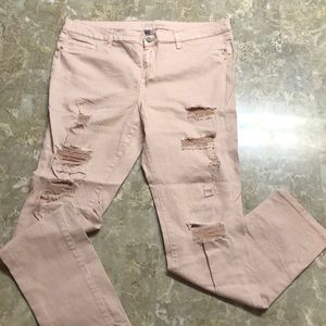 Pastel Pink NY&Co Soho Jeggings! Sz 16!